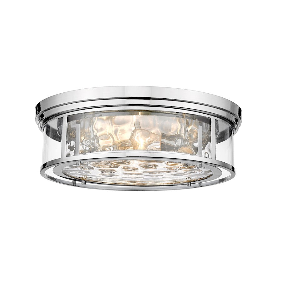 Z-Lite Clarion Flush Mount, Clear