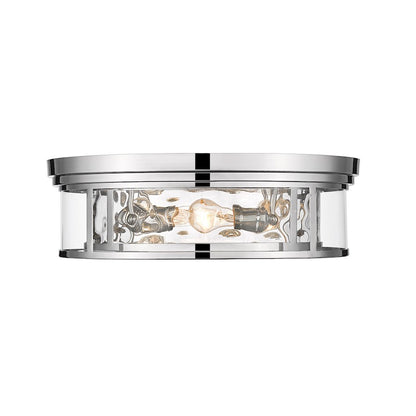 Z-Lite Clarion Flush Mount, Clear