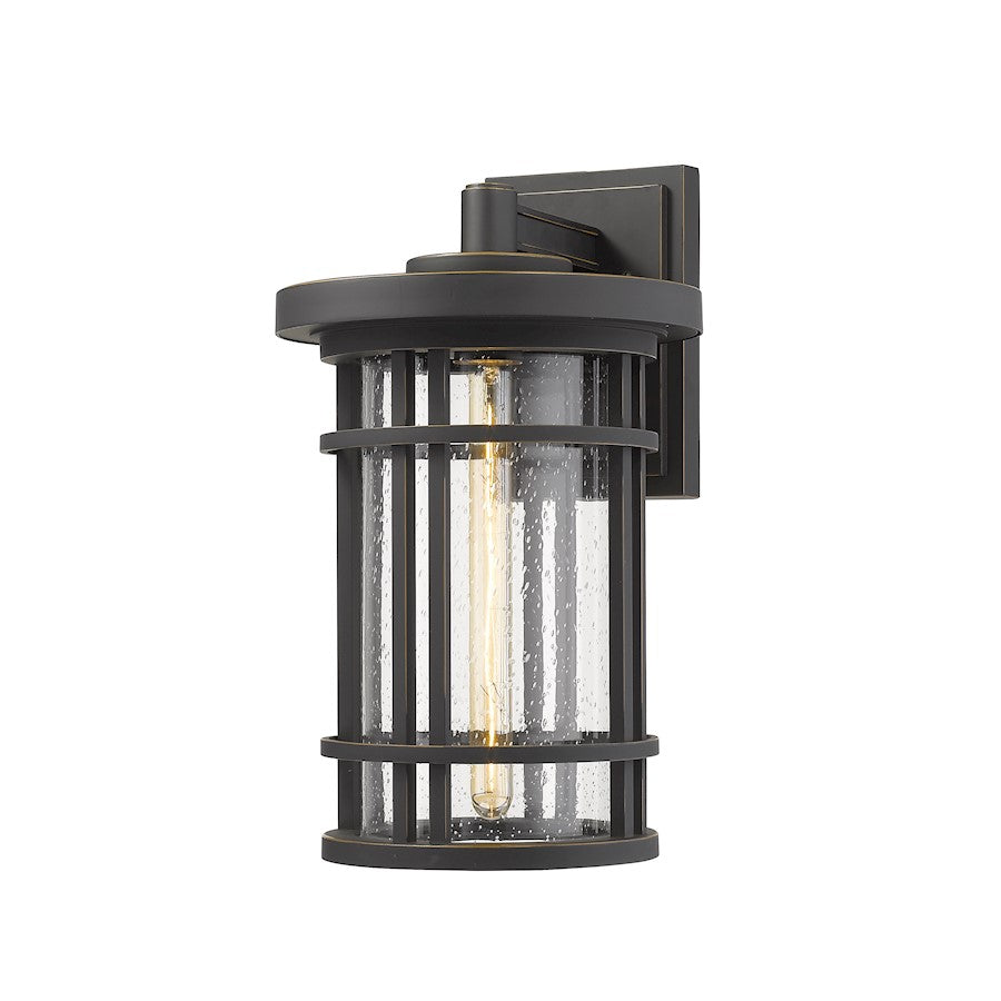 Z-Lite 1 Light Jordan 10" Outdoor Wall Sconce, Oil Rubbed Bronze - 570B-ORB