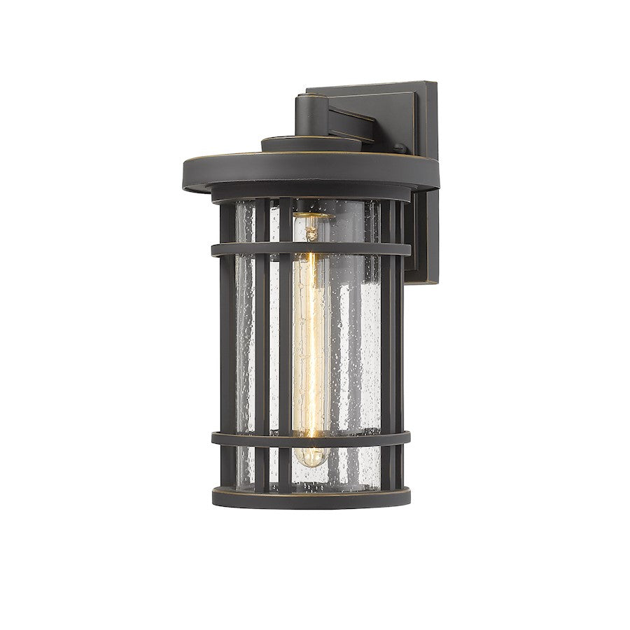 Z-Lite 1 Light Jordan 8" Outdoor Wall Sconce, Oil Rubbed Bronze - 570M-ORB