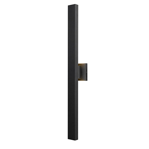 Z-Lite Edge 2 Light 37" Outdoor Wall Sconce, Black/Sandblast - 576M-2-BK-LED