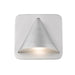 Z-Lite Obelisk 1 Light Outdoor Wall Sconce, Silver/Sand-blast glass - 578SL-LED