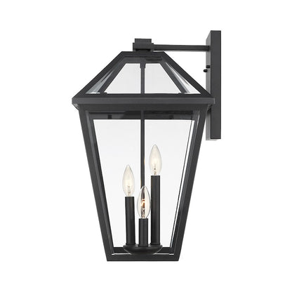 3 Light Small Outdoor Wall Sconce