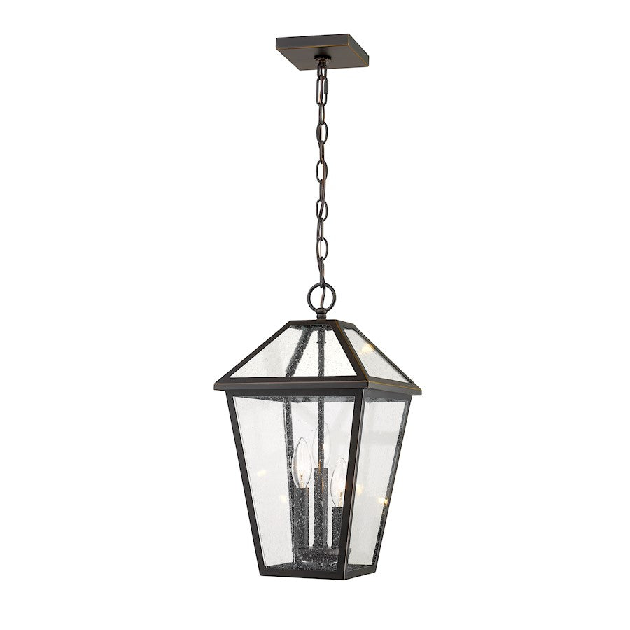 Z-Lite Talbot 3 Light Outdoor Chain Mount Fixture