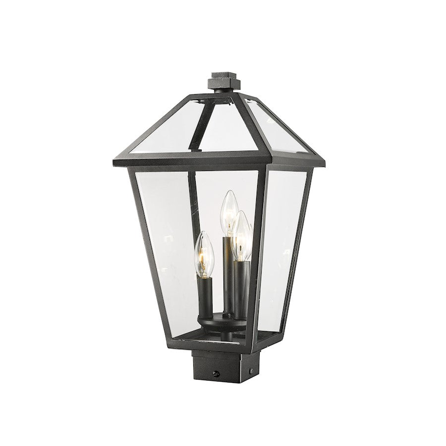 Z-Lite Talbot 3 Light 19" Outdoor Post Mount Fixture