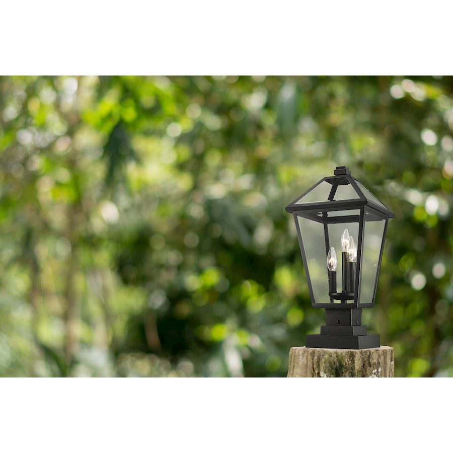 Z-Lite Talbot 3 Light 22" Outdoor Pier Mounted Fixture