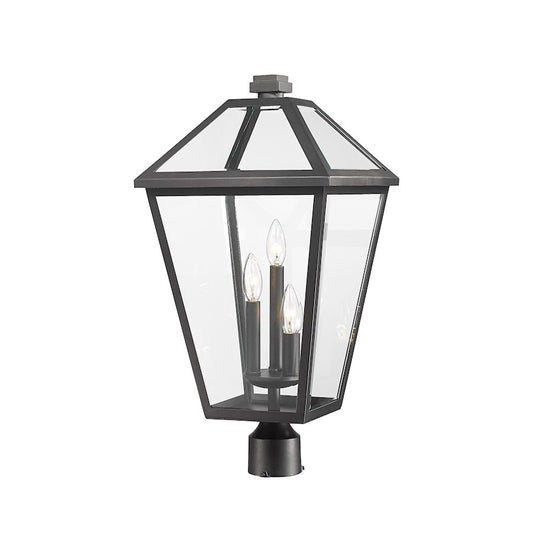 Z-Lite Talbot 3 Light 24" Outdoor Post Mount Fixture