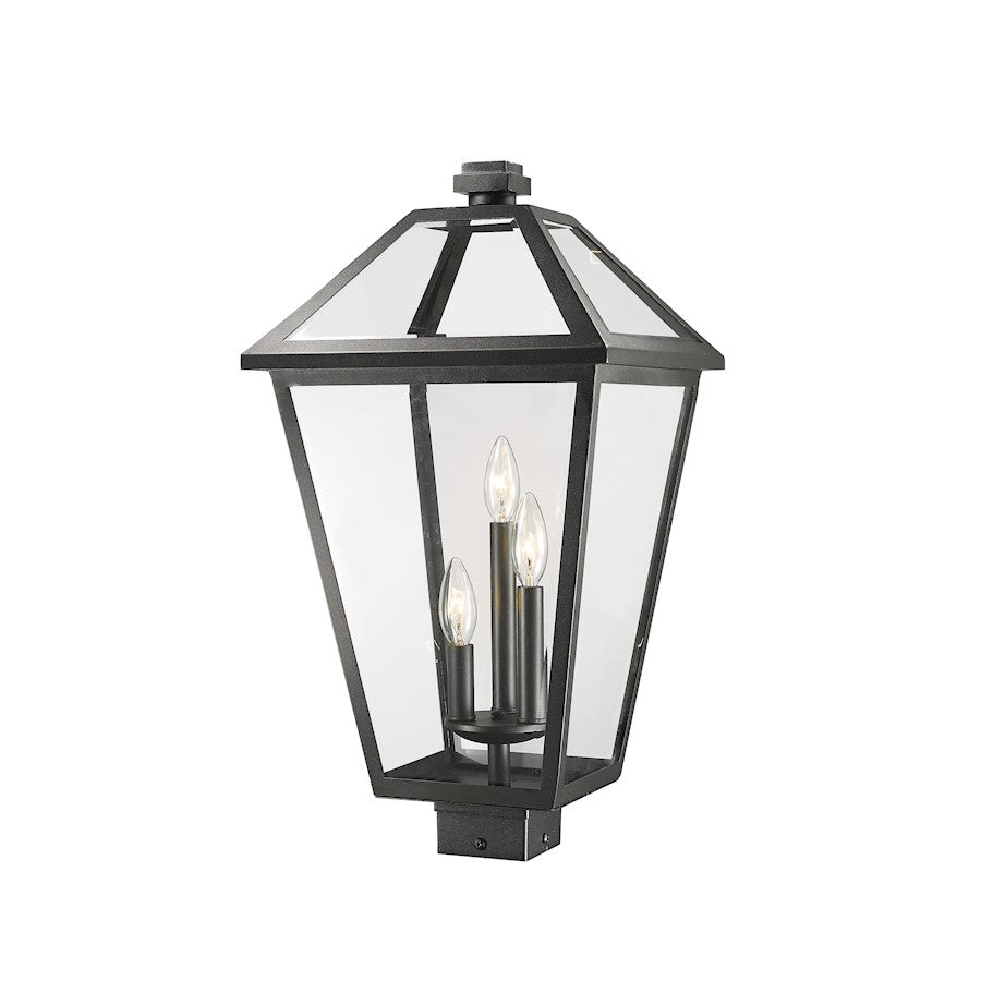 Z-Lite Talbot 3 Light 22" Outdoor Post Mount Fixture