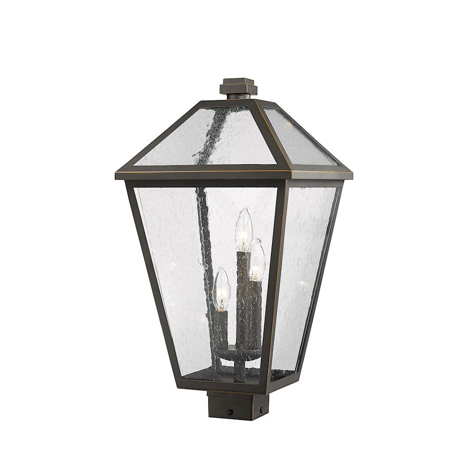 Z-Lite Talbot 3 Light 22" Outdoor Post Mount Fixture