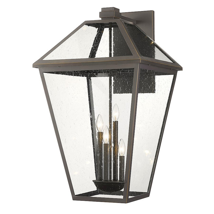 Z-Lite Talbot 4 Lt Outdoor Wall Sconce, Oil Rubbed Bronze/Seedy