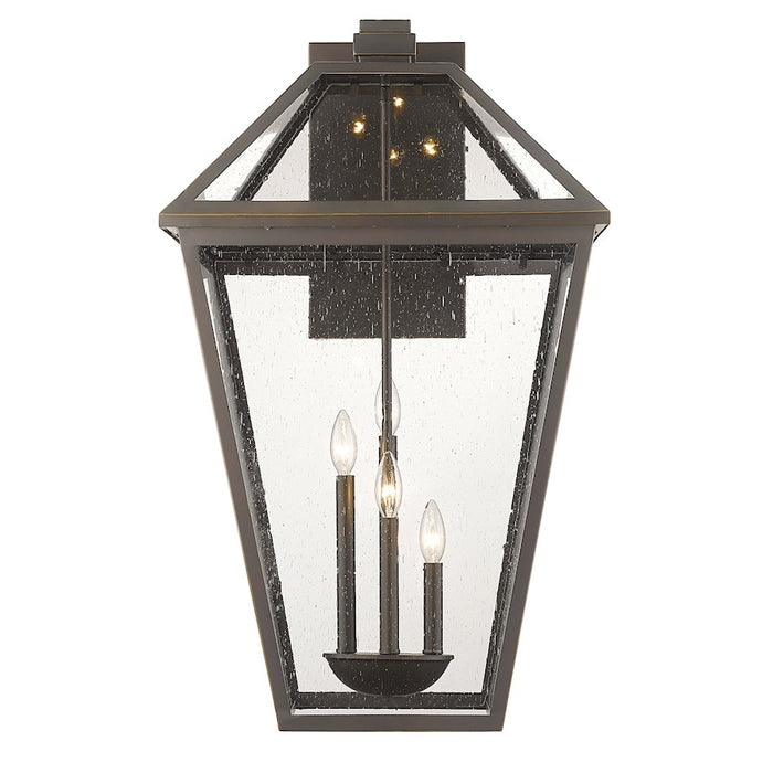 Z-Lite Talbot 4 Lt Outdoor Wall Sconce, Oil Rubbed Bronze/Seedy