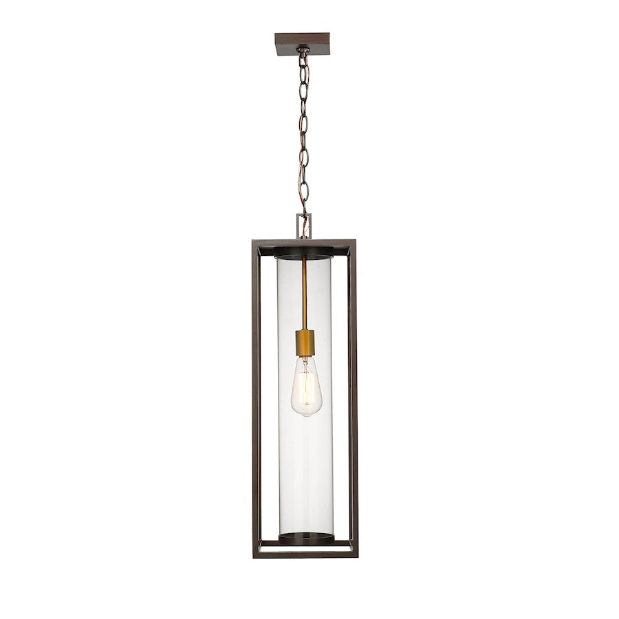 Z-Lite Dunbroch 1 Light 27" Outdoor Chain Ceiling