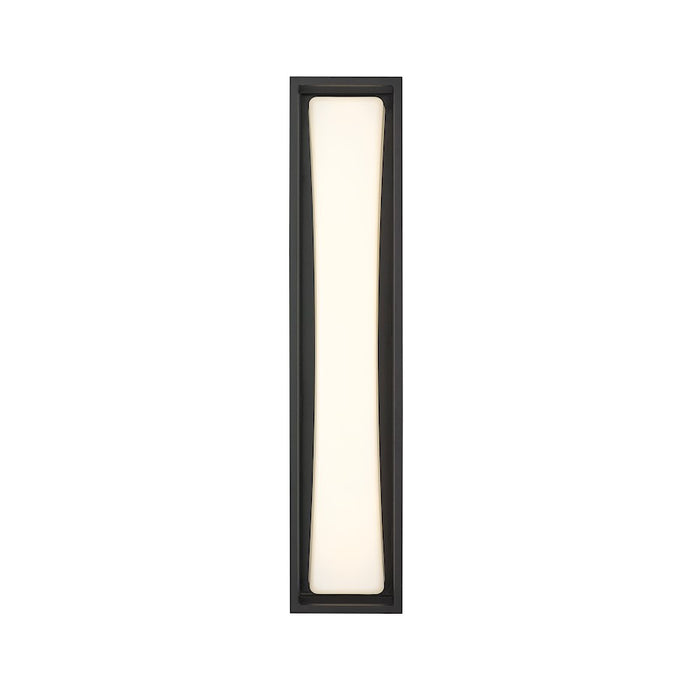 Z-Lite Baden 1 Light Outdoor Wall Sconce in Black/White