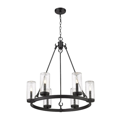 6 Light Outdoor Pendant