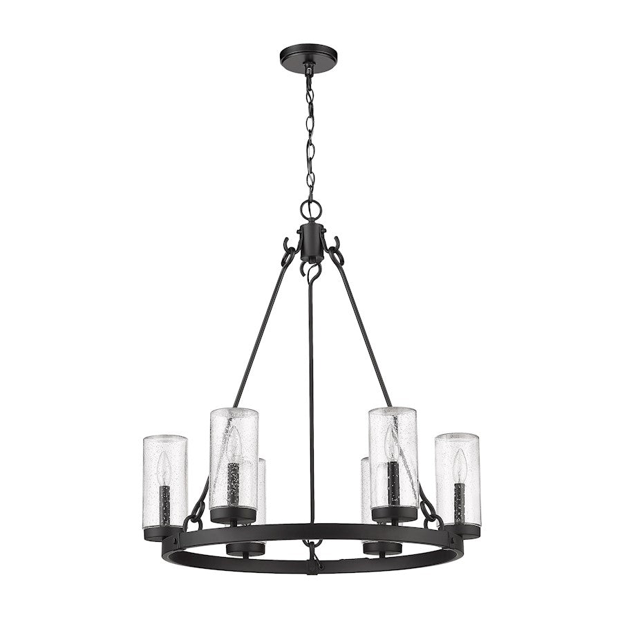 6 Light Outdoor Pendant