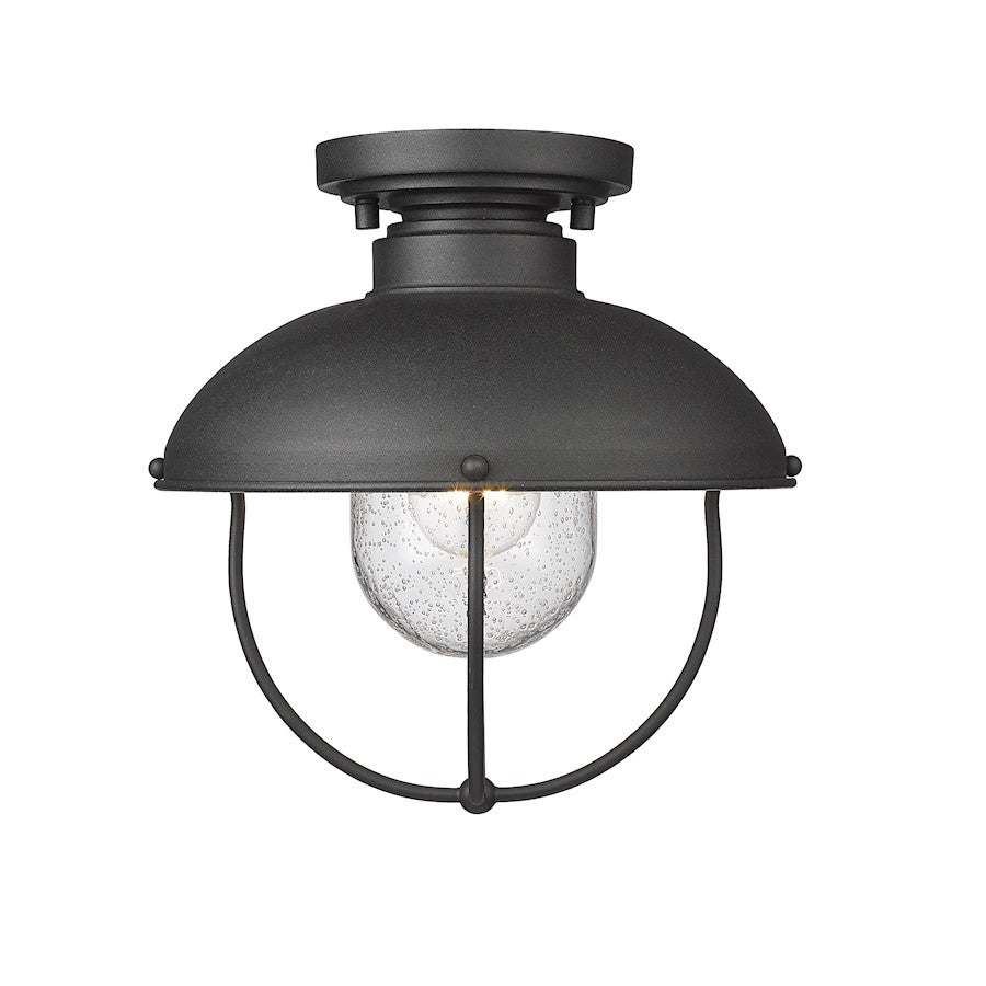 Z-Lite Ansel 1 Light Outdoor Flush Ceiling Mount