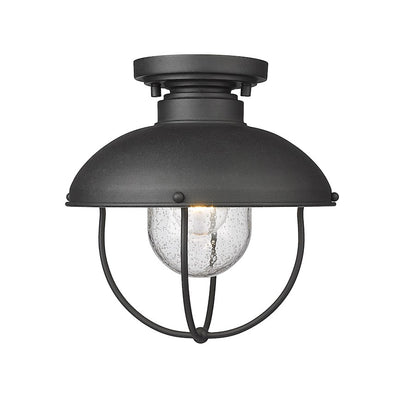 Z-Lite Ansel 1 Light Outdoor Flush Ceiling Mount