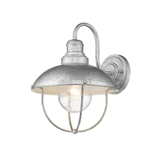 Z-Lite Ansel 1 Light Outdoor Wall Sconce in Galvanized - 590M-GV