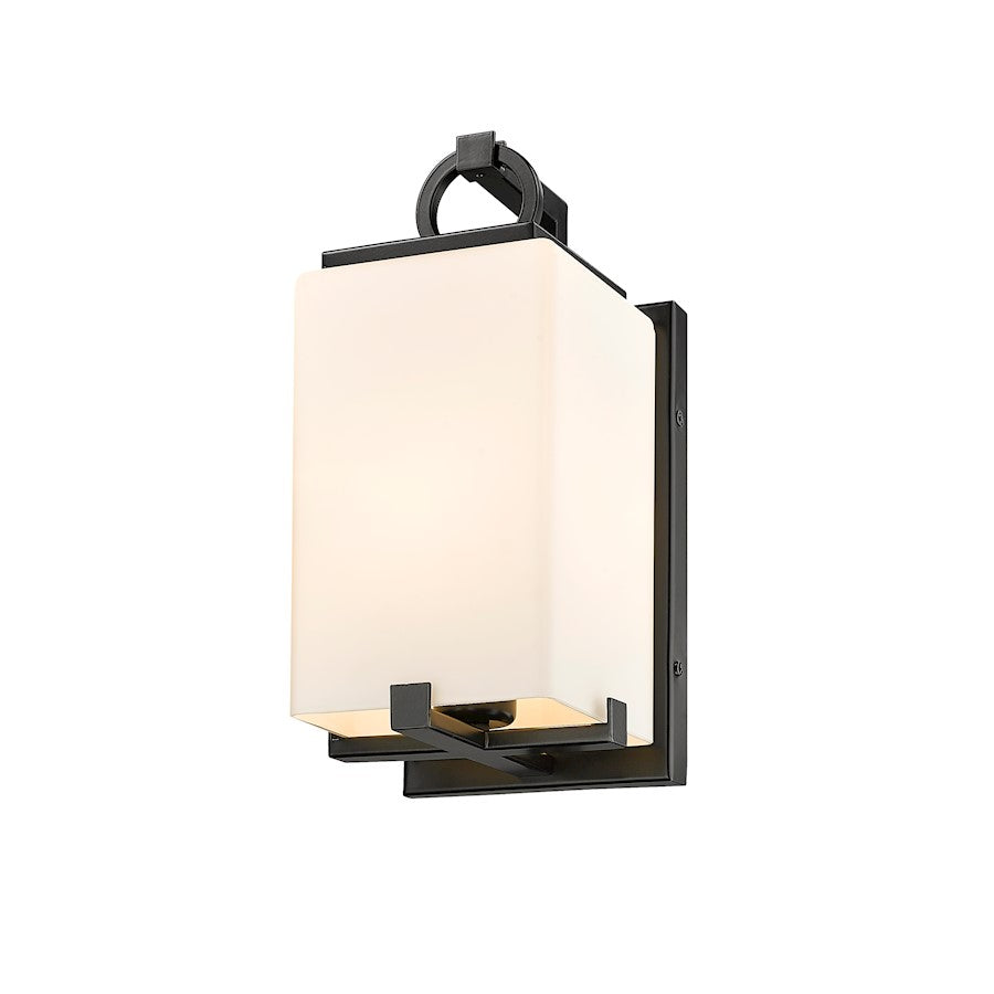 Z-Lite Sana 1 Light  Outdoor Wall Sconce, Black