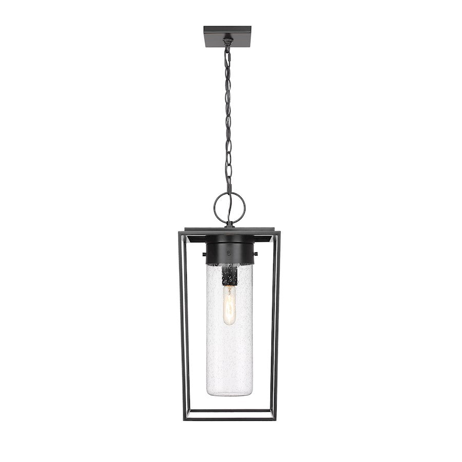 Z-Lite Sheridan 1 Light Outdoor Ceiling Mount, Black