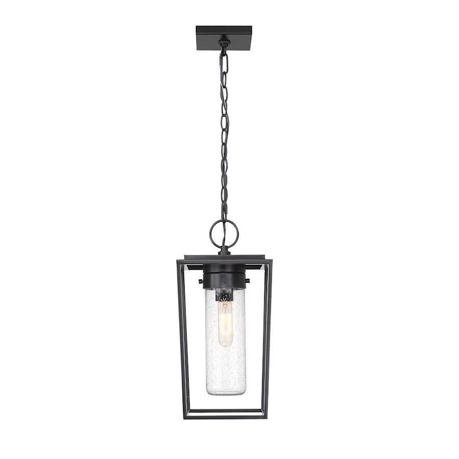 Z-Lite Sheridan 1 Light Outdoor Ceiling Mount, Black