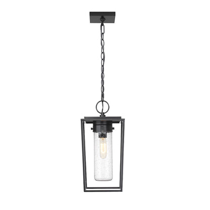 Z-Lite Sheridan 1 Light Outdoor Ceiling Mount, Black