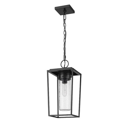 Z-Lite Sheridan 1 Light Outdoor Ceiling Mount, Black