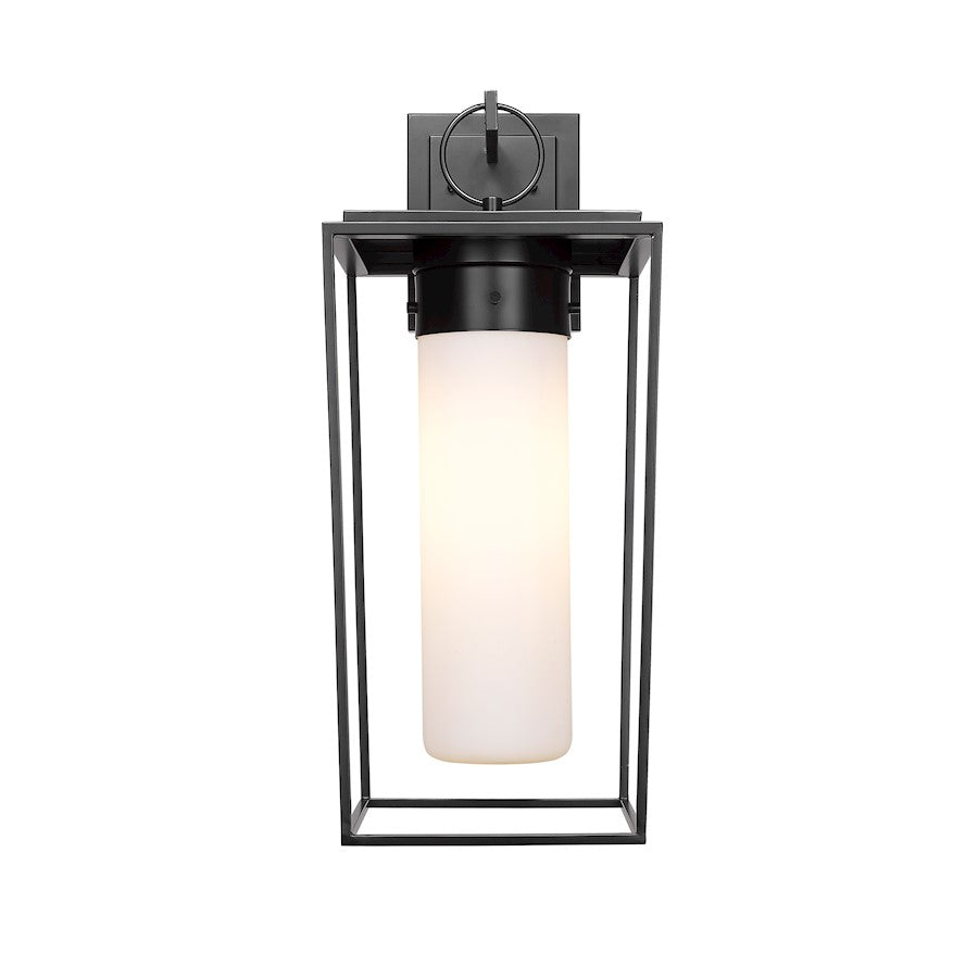 1 Light Outdoor Wall Sconce, Black