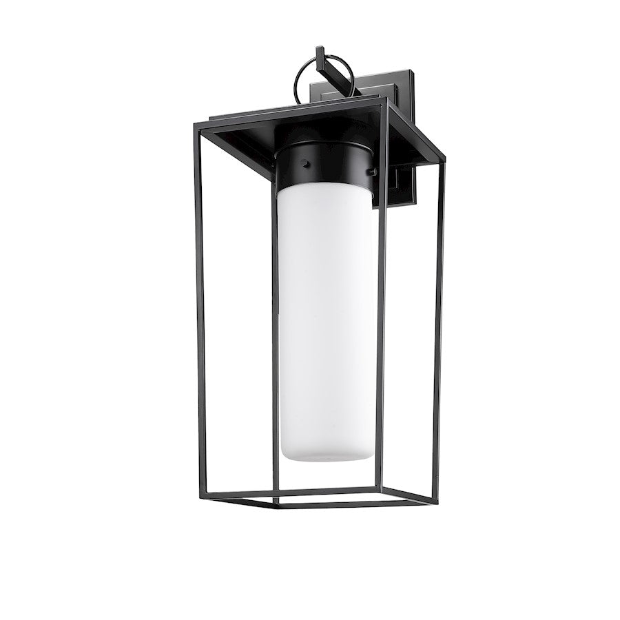 1 Light Outdoor Wall Sconce, Black