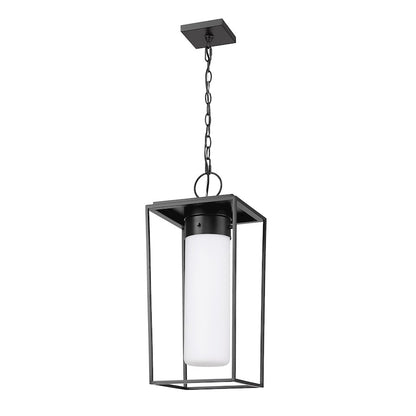 Z-Lite Sheridan 1 Light Outdoor Ceiling Mount, Black