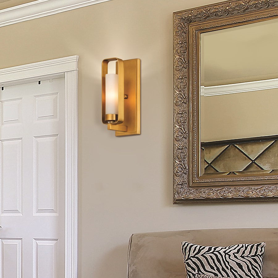 Aideen 1 Light Wall Sconce, Tawny Brass