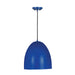 Z-Lite Z Studio Dome 1 Light 12" Pendant, Blue - 6012P12-BLU