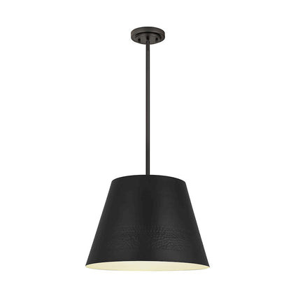 Z-Lite Maddox 1 Light 18" Chandelier, Matte Black - 6013-18MB