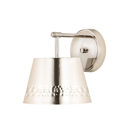 Z-Lite Maddox 1 Light Wall Sconce, Polished Nickel - 6013-1S-PN