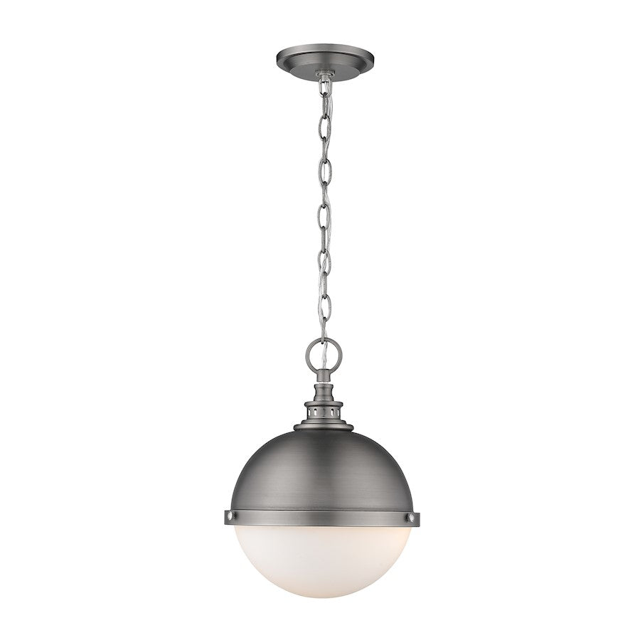 Z-Lite 2 Light Peyton 11" Mini Pendant, Antique Nickel - 619MP-AN