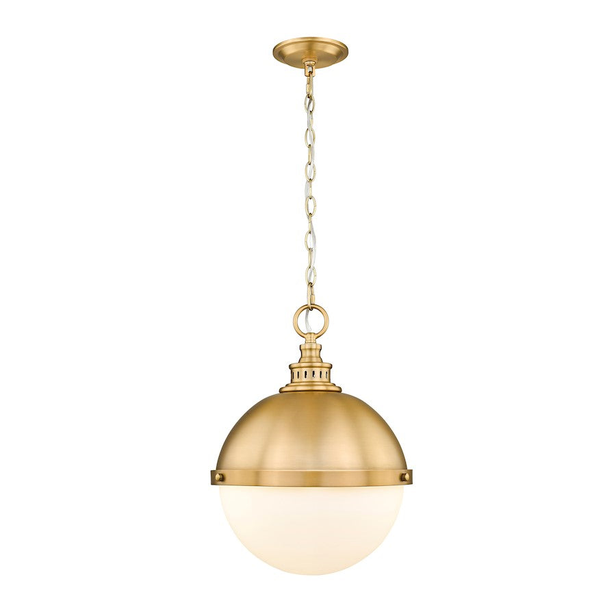 Z-Lite Peyton 2 Light 18.5" Pendant, Classic Brass/Classic Brass - 619P14-CB