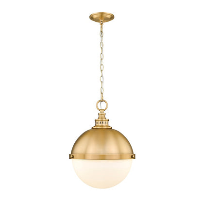 Z-Lite Peyton 2 Light 18.5" Pendant, Classic Brass/Classic Brass - 619P14-CB