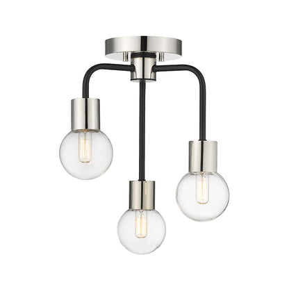 Z-Lite Neutra 3 Light 17" Semi Flush