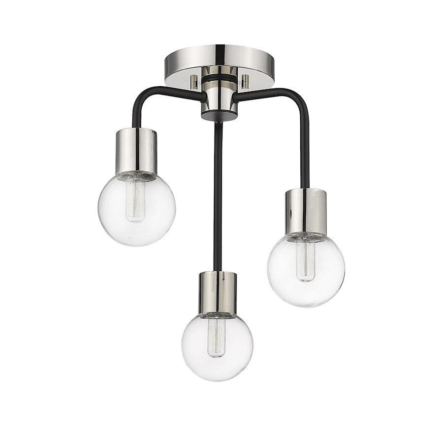 Z-Lite Neutra 3 Light 17" Semi Flush