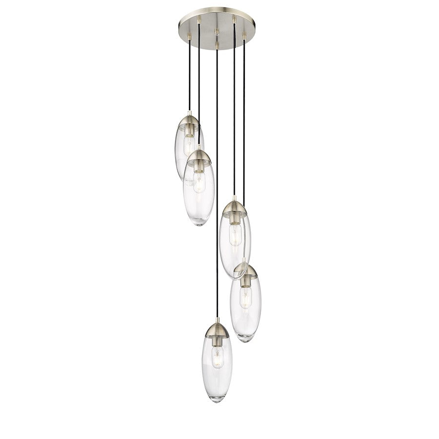5 Light 12" Chandelier