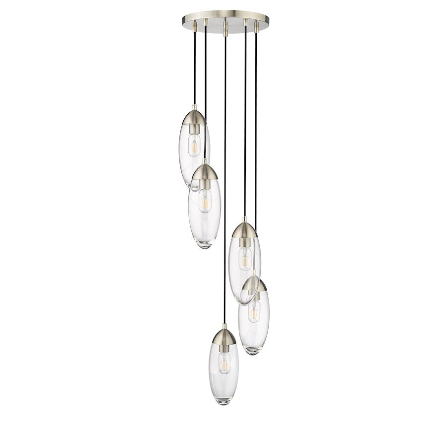 5 Light 12" Chandelier