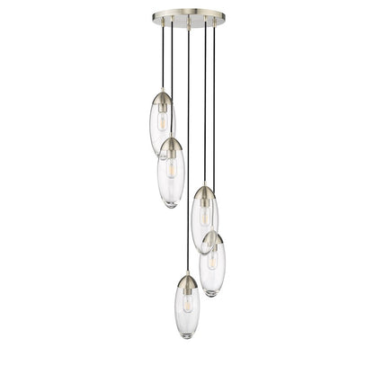 5 Light 12" Chandelier