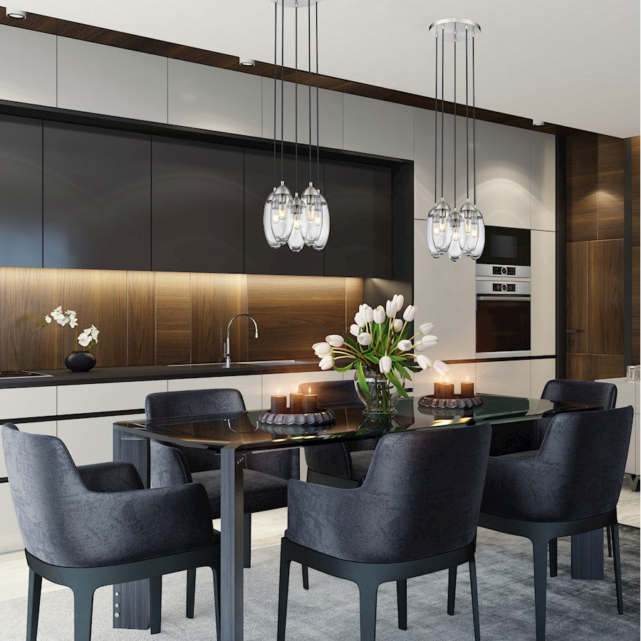 5 Light 12" Chandelier