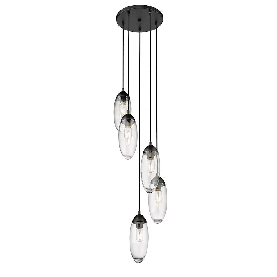 5 Light 12" Chandelier