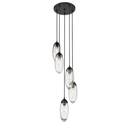 5 Light 12" Chandelier