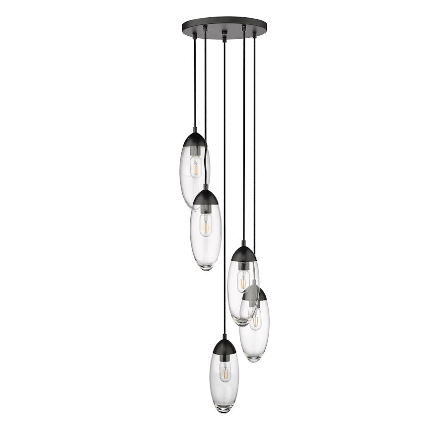 5 Light 12" Chandelier