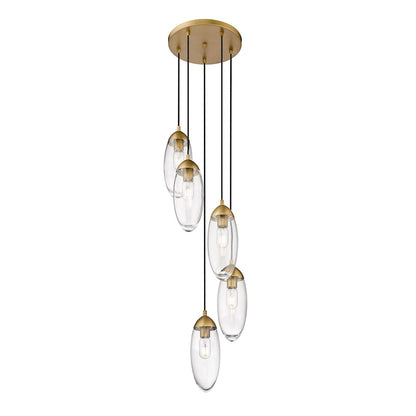 5 Light 12" Chandelier