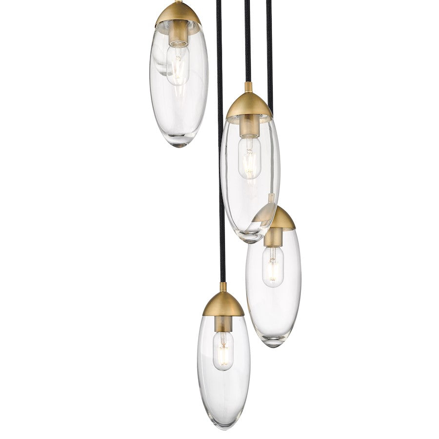 5 Light 12" Chandelier