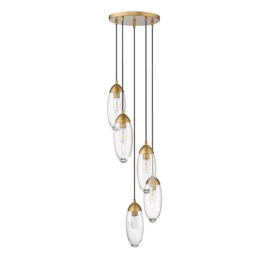 5 Light 12" Chandelier