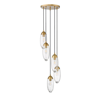 5 Light 12" Chandelier
